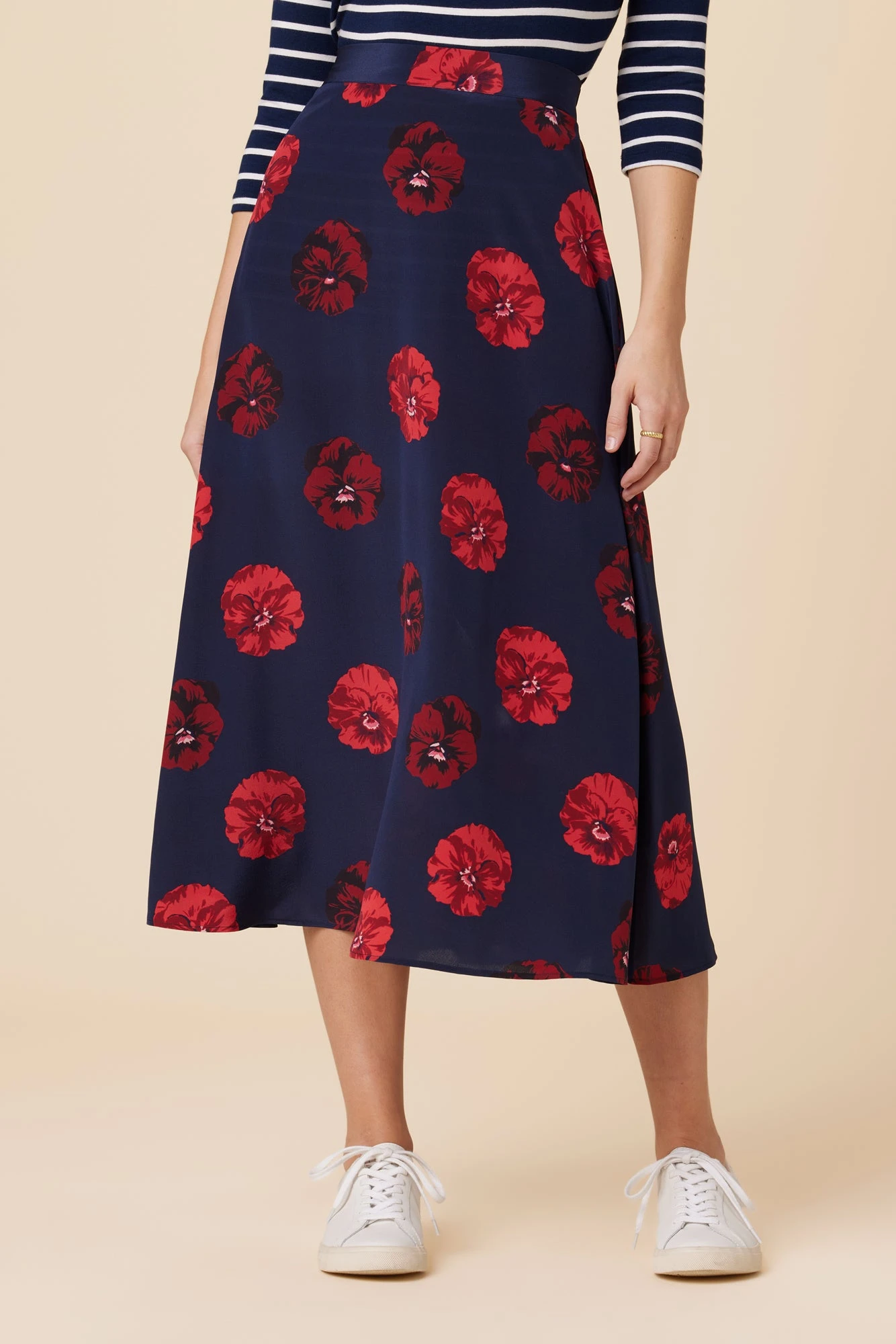 Blaze Washable Silk Skirt - Albany Floral 1 Blaze Washable Silk Skirt - Albany Floral