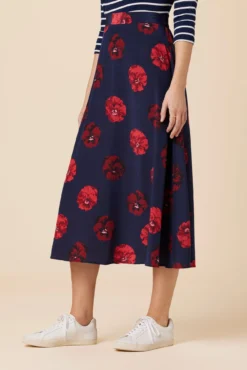 Blaze Washable Silk Skirt - Albany Floral 7 Blaze Washable Silk Skirt - Albany Floral -Swish Drape Sales 9838 Blaze Albany Floral 2