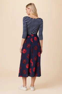 Blaze Washable Silk Skirt - Albany Floral 8 Blaze Washable Silk Skirt - Albany Floral -Swish Drape Sales 9838 Blaze Albany Floral 3