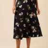 Blaze Washable Silk Skirt - Ladera Floral