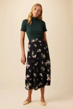 Blaze Washable Silk Skirt - Ladera Floral -Swish Drape Sales 9838 Blaze Ladera Floral 4