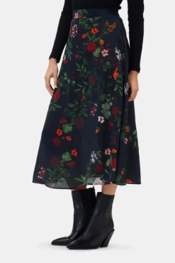 Blaze Washable Silk Skirt - Osaka Floral 7 Blaze Washable Silk Skirt - Osaka Floral -Swish Drape Sales 9838 Blaze Osaka Floral 2