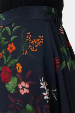 Blaze Washable Silk Skirt - Osaka Floral 9 Blaze Washable Silk Skirt - Osaka Floral -Swish Drape Sales 9838 Blaze Osaka Floral 5