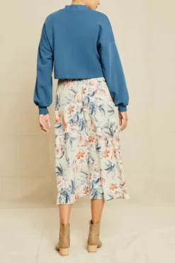 Blaze Washable Silk Skirt - Paulette Floral -Swish Drape Sales 9838 Blaze Washable Silk Paulette Print 10975 web 2f0b1009 38ca 486c 8608 b36d11cf44e7