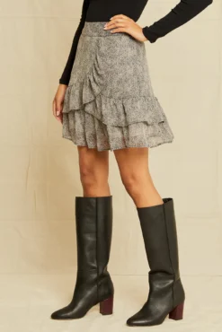 Blair Upcycled Skirt - Snow Leopard -Swish Drape Sales 9971 Blair Snow Leopard 0916 9ffcbf4b 8096 44ba 9bc0 5460cd33d348