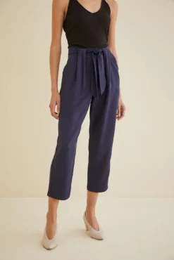 Anissa TENCEL™ Twill Pant - Navy -Swish Drape Sales Anissa Tencel Twill Navy 2664 web 1ba727ef 5c7d 420f 8bbe 20c6921fae9a