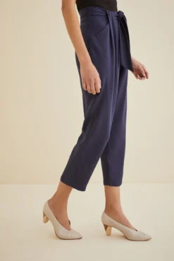 Anissa TENCEL™ Twill Pant - Navy -Swish Drape Sales Anissa Tencel Twill Navy 2673 web 2526d3f8 5b83 496c 9314 1d92725f35ea