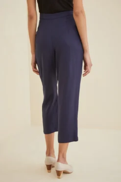 Anissa TENCEL™ Twill Pant - Navy -Swish Drape Sales Anissa Tencel Twill Navy 2691 web a4b24885 985a 40a1 8d8e 2dcdf2404573