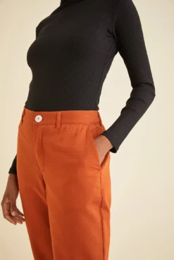 Kowtow Edition Pant -Swish Drape Sales KOWTOW Edition Pant Sienna 0226 web