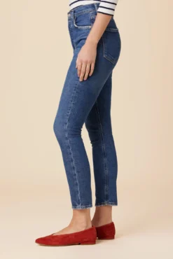 AGOLDE Nico High Rise Slim Fit Jean - Cycle -Swish Drape Sales Nico Cycle 2 0bf2624c 0650 4cd5 9c55 9c11599d721e