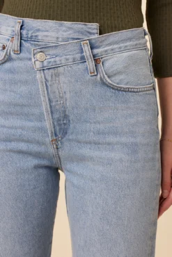 AGOLDE Criss Cross Straight Jean - Dimension -Swish Drape Sales TBD Criss Cross Straight Dimension 4