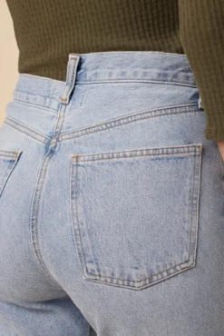 AGOLDE Criss Cross Straight Jean - Dimension -Swish Drape Sales TBD Criss Cross Straight Dimension 5