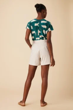 Milo Femme Fête Short - Natural 8 Milo Femme Fête Short - Natural -Swish Drape Sales TBD Milo Short Natural 3