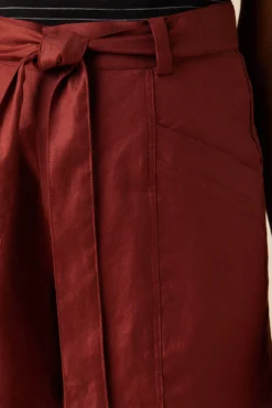 Milo Femme Fête Short - Rust -Swish Drape Sales TBD Milo Short Rust 5