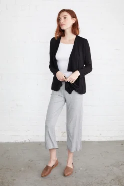 Alison Cozy Rib Pant - ReAmour -Swish Drape Sales alison grey 005 w 6accd32b bc6c 4dec 9002 0f2c4c3fdac9