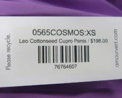Leo Cottonseed Cupro Pants - Cosmos - ReAmour -Swish Drape Sales recurate submission 39890 3